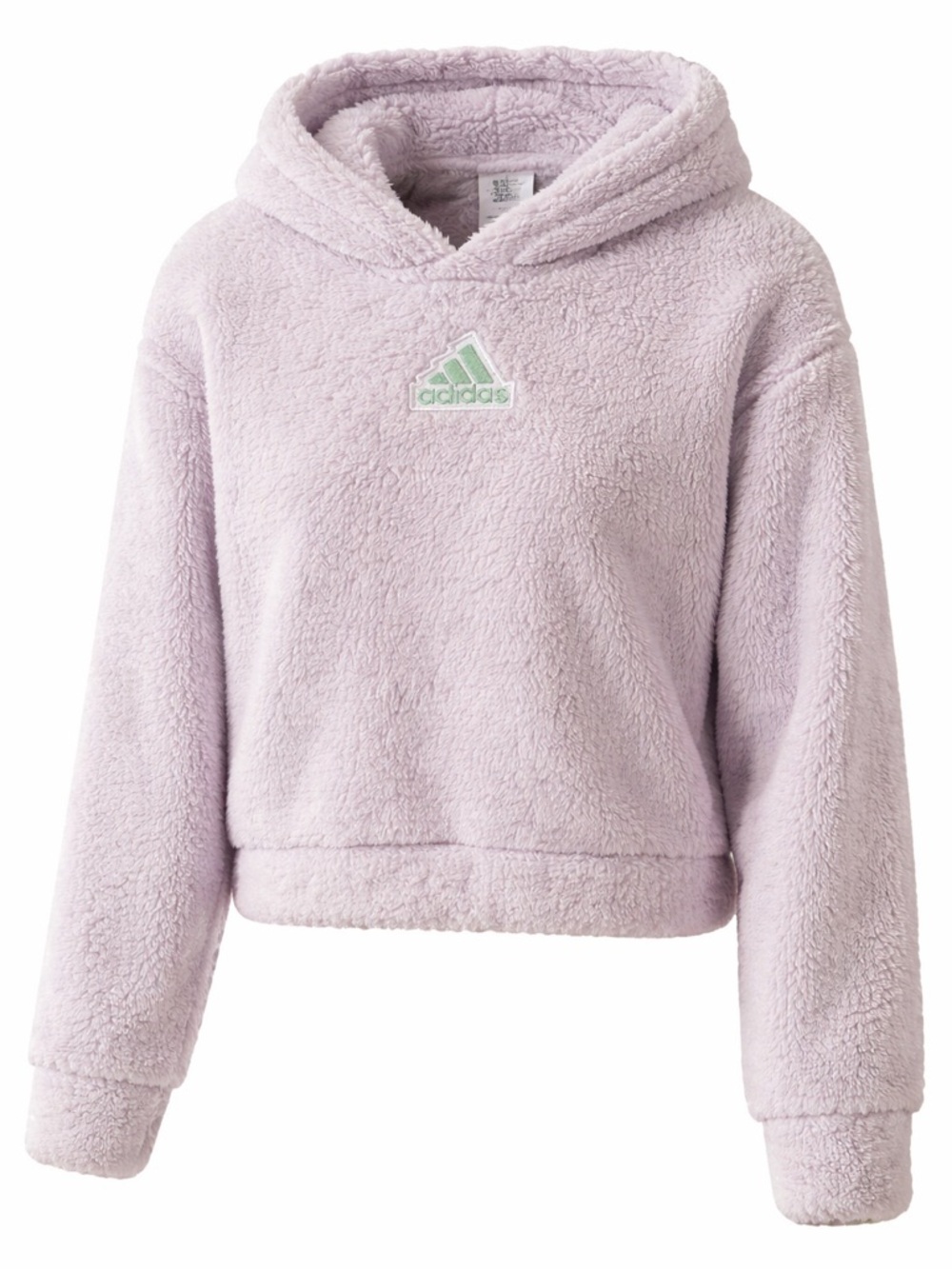 adidas Kids Lavender Plush Hooded Sweatshirt